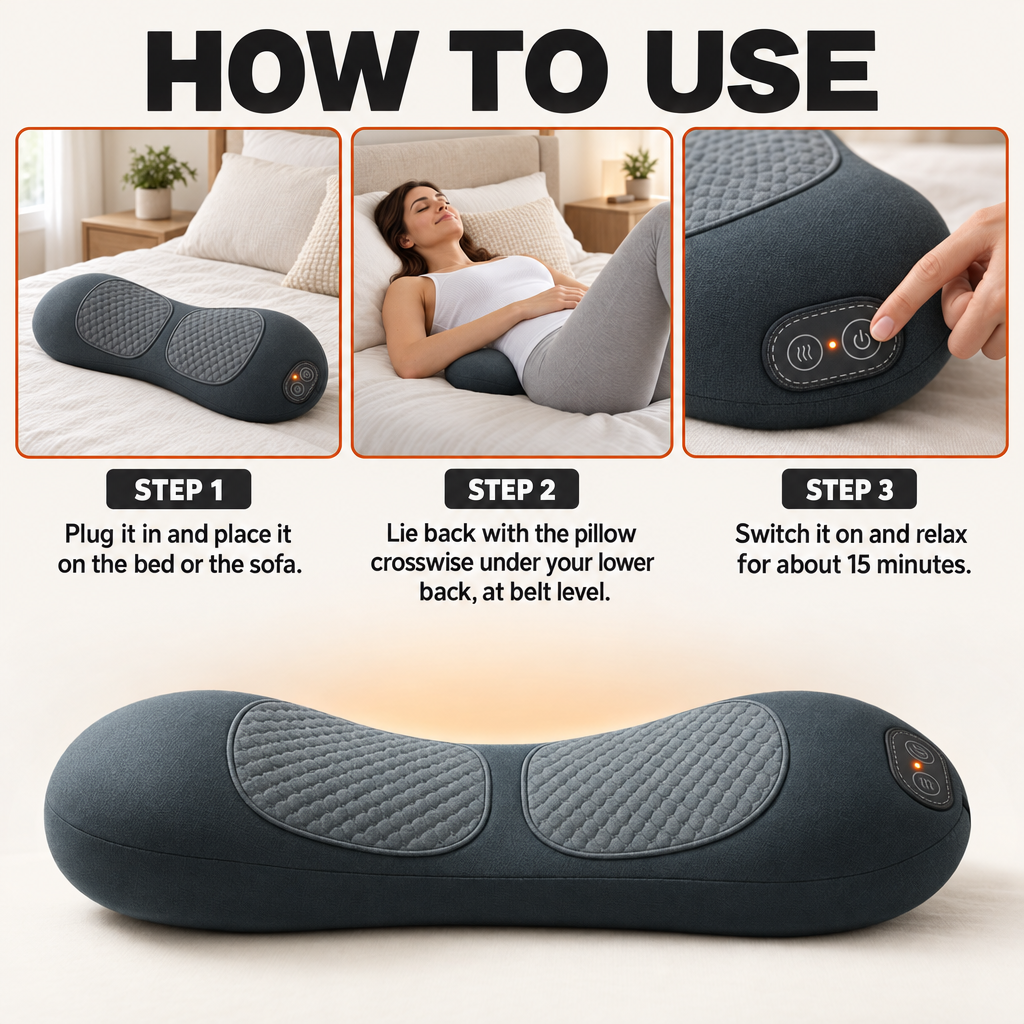 VeltroEase GuardRelease™ 3-in-1 Lower Back Massager