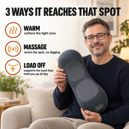 VeltroEase GuardRelease™ 3-in-1 Lower Back Massager