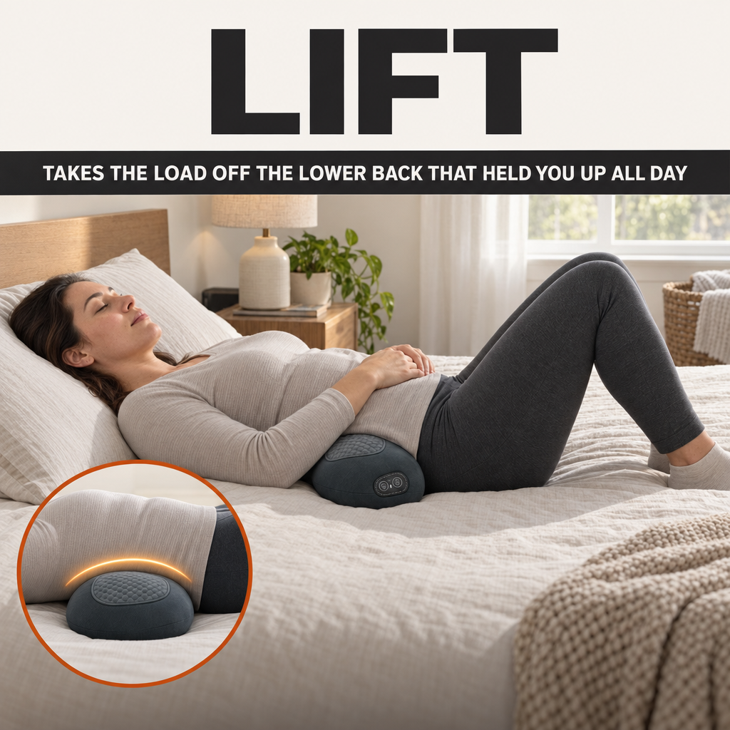 VeltroEase GuardRelease™ 3-in-1 Lower Back Massager