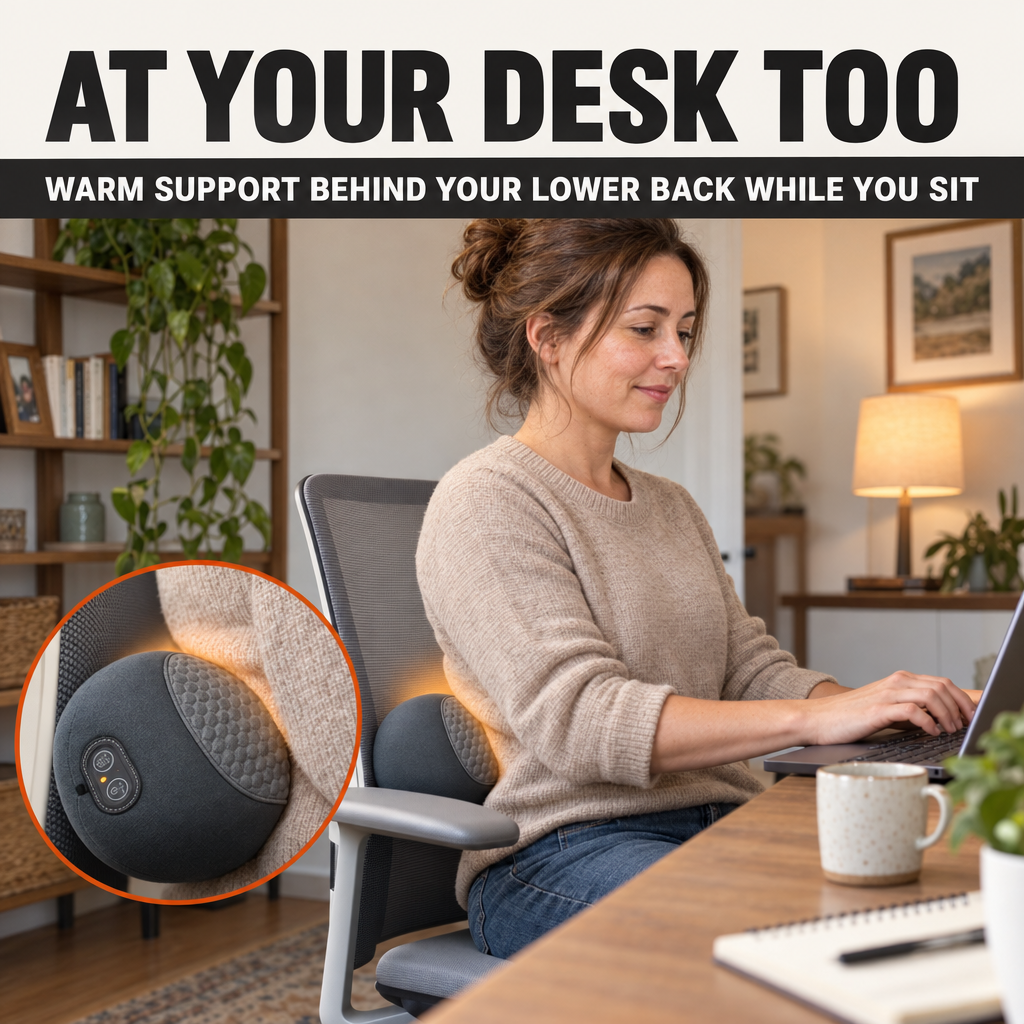 VeltroEase GuardRelease™ 3-in-1 Lower Back Massager