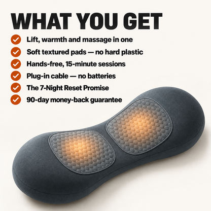 VeltroEase GuardRelease™ 3-in-1 Lower Back Massager